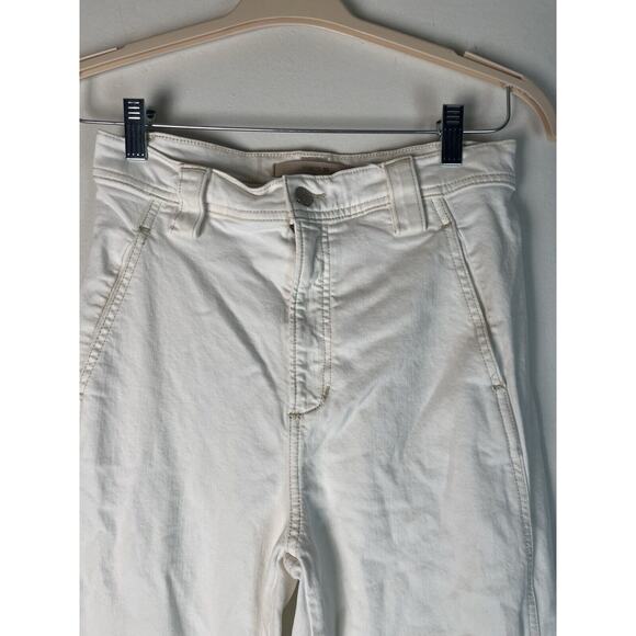 Joe's Jeans The Avery High Rise Wide Leg Jeans Off White - MSRP $148 - Sz 28 - Picture 4 of 10